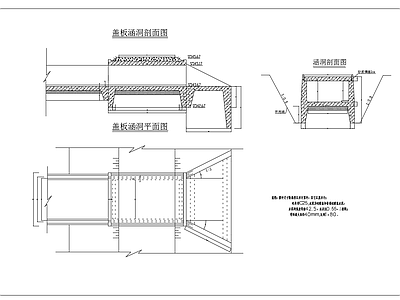 小型盖板涵洞结构配筋 施工图