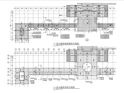 中心廊架详图 施工图