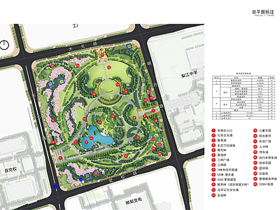 市民休闲运动公园详图 施工图