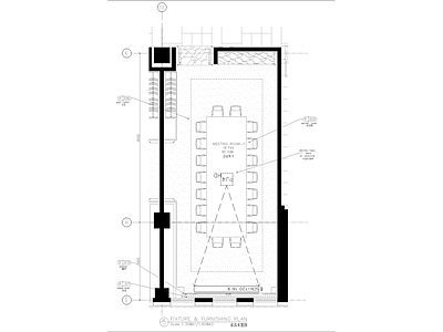 小型会议室装修 施工图