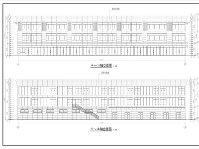 三层办公楼外墙石材幕墙 施工图