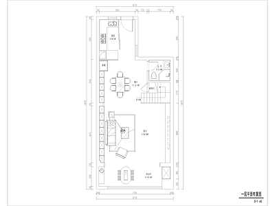 130㎡复式四房家装空间 施工图 别墅