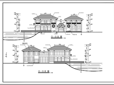 大型会所建筑 施工图 娱乐会所