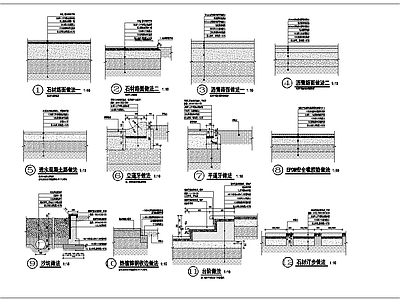 道路基本构造详图 施工图