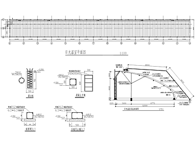 日光温室蔬菜大棚建筑  施工图