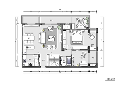 240㎡两层别墅家装 施工图