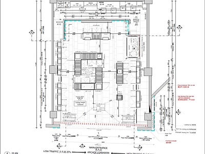 潘多拉专卖店 效果图 施工图