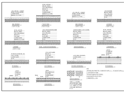 路面铺装做法通用 施工图