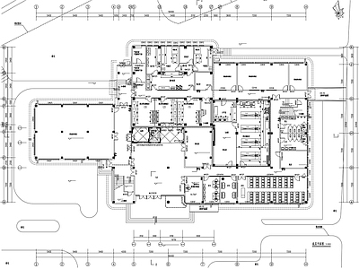 流式细胞室实验室净化装修工程 施工图