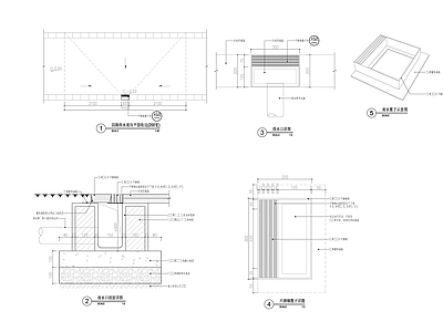 雨水口截水沟 施工图