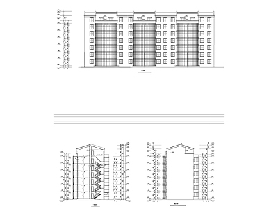 教师公寓小区建筑 施工图