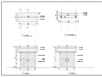 木制院门 施工图 通用节点