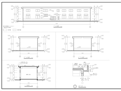 某产业园配电室发电机房机修间建筑 施工图