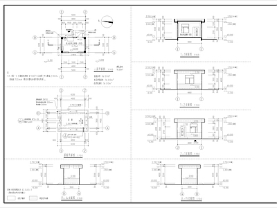 某产业园进水在线监测间建筑 施工图