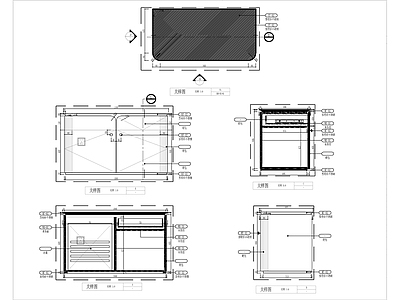 矮柜家具大样 施工图 柜类