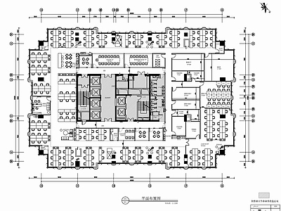 两层办公室室内 施工图