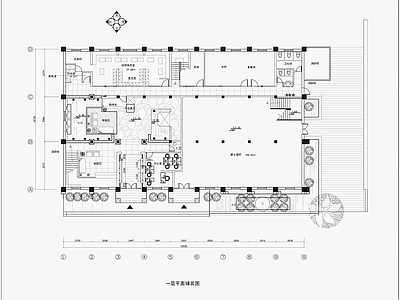 2500㎡足浴足疗休闲会所 施工图