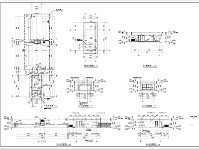 某园区门卫及消防控制室建筑 施工图