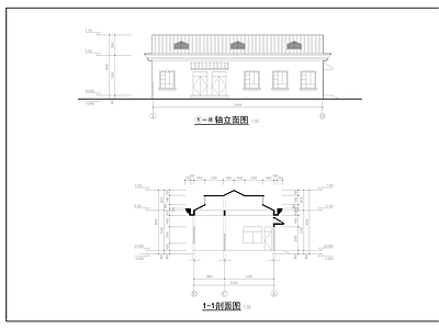 水厂食堂餐厅建筑 施工图 食堂建筑