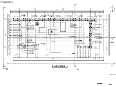 会客厅现代钢结构铝板廊架 施工图