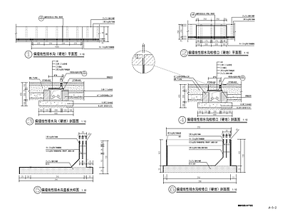 各类排水沟大样 施工图