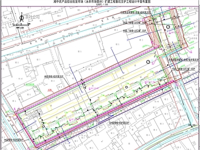 湘中农产品综合批发市场扩建工程基坑 施工图