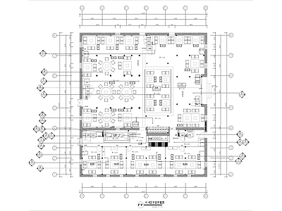 中式风格火锅店餐厅室内 施工图