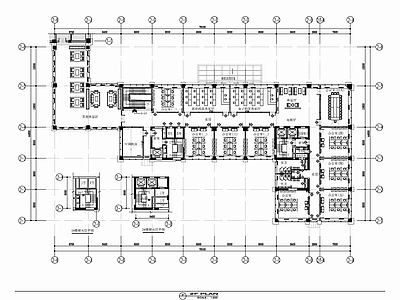 十层办公及档案管理中心办公室室内 施工图