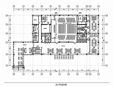 十层办公及会议培训中心室内 施工图