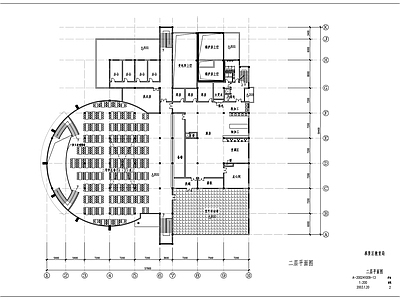 中学食堂建筑 施工图