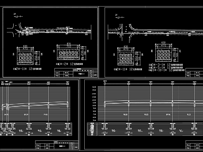 通信管道平面剖面 施工图