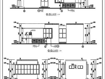 某厂区门卫建筑 施工图