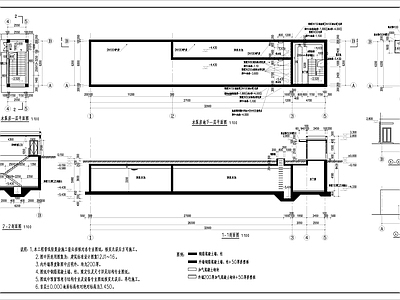 某厂区消防水池水泵房建筑 施工图