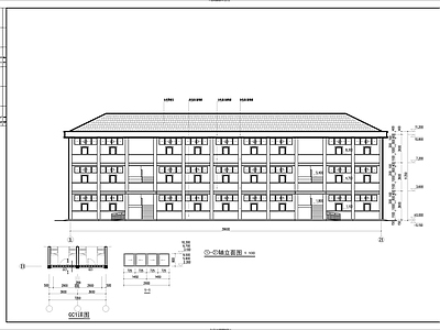 某中学学生宿舍建筑 施工图