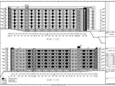 某高校男生宿舍楼建筑 施工图