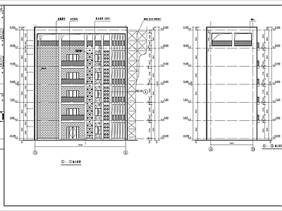 特警训练攀登塔建筑 施工图