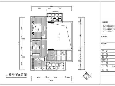 三层欧式别墅装修 施工图