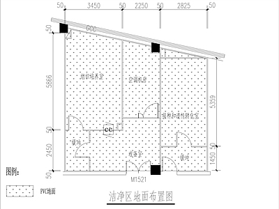 组织培养接种遗传转换净化实验室装修电气暖通 施工图