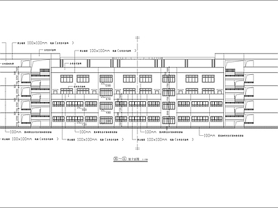 某职业学校教学楼建筑 施工图