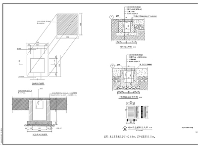 农村排水排污工程 施工图 市政给排水