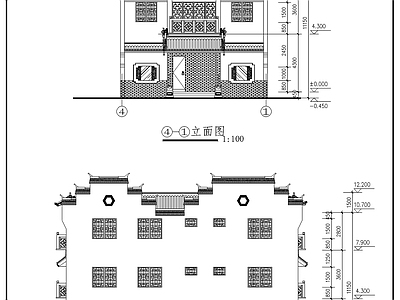 徽派民居建筑 施工图