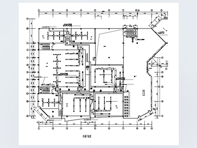 某电影院中央空调新风系统 施工图 建筑暖通