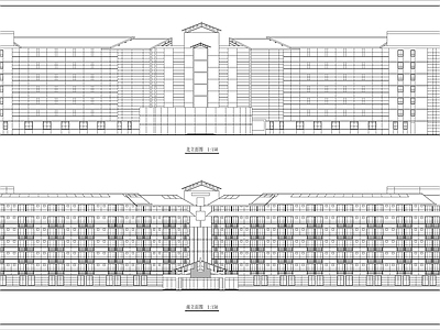 医院病房楼建筑 施工图