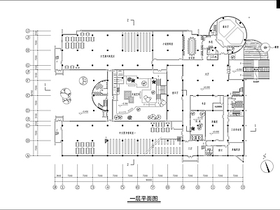 四川农大图书馆建筑 施工图