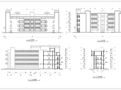 病房楼建筑 施工图