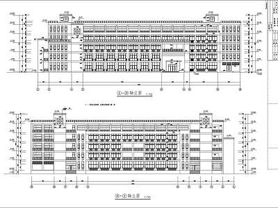 某大学实训楼建筑 施工图