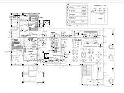 西餐厅电气 施工图 建筑电气