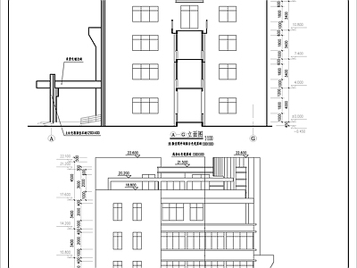 医院门诊及住院楼建筑 施工图