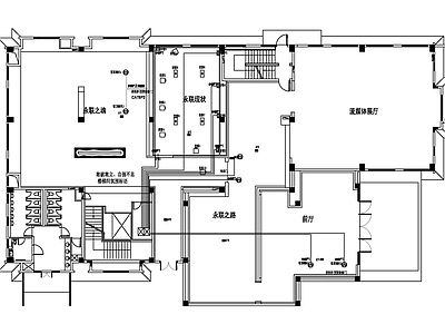 张家港市永联村展示馆强弱电 施工图