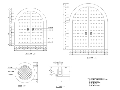 古建门窗详图 施工图 通用节点